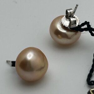 Honora pearl stud earrings 925 sterling